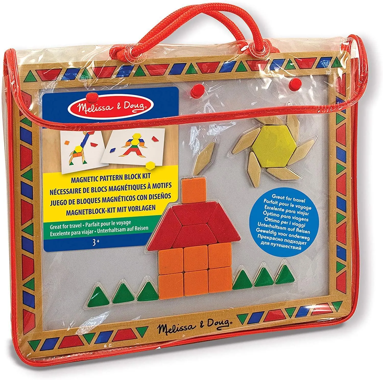 Melissa & Doug Magnetic Pattern Block Set