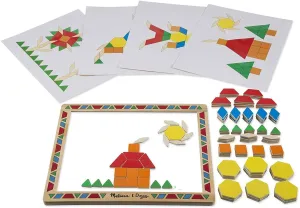 Melissa & Doug Magnetic Pattern Block Set
