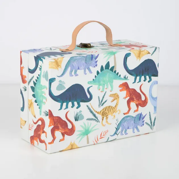 Meri Meri Christmas | Advent Calender | Wooden Dinosaur in Suitcase