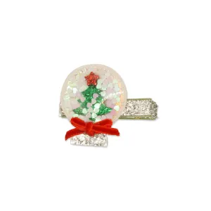 Milk x Soda Hair Clip | Xmas Globe