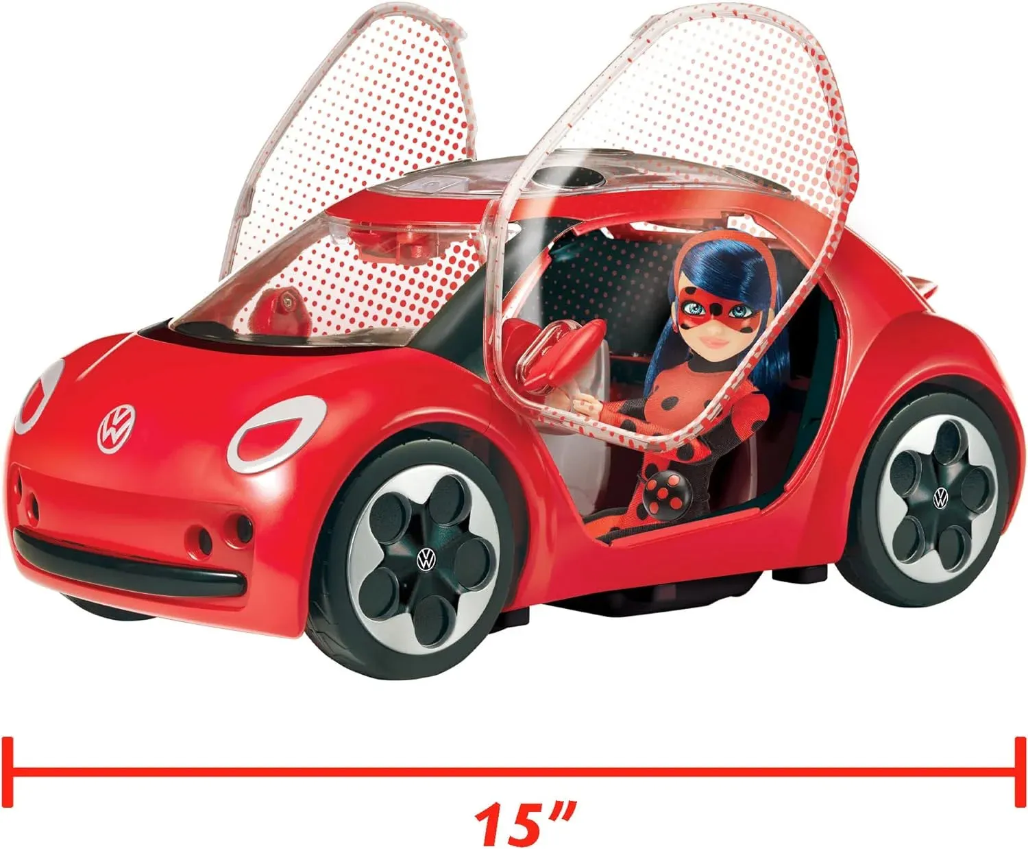 Miraculous Ladybug E-Beetle Car With Fashion Doll