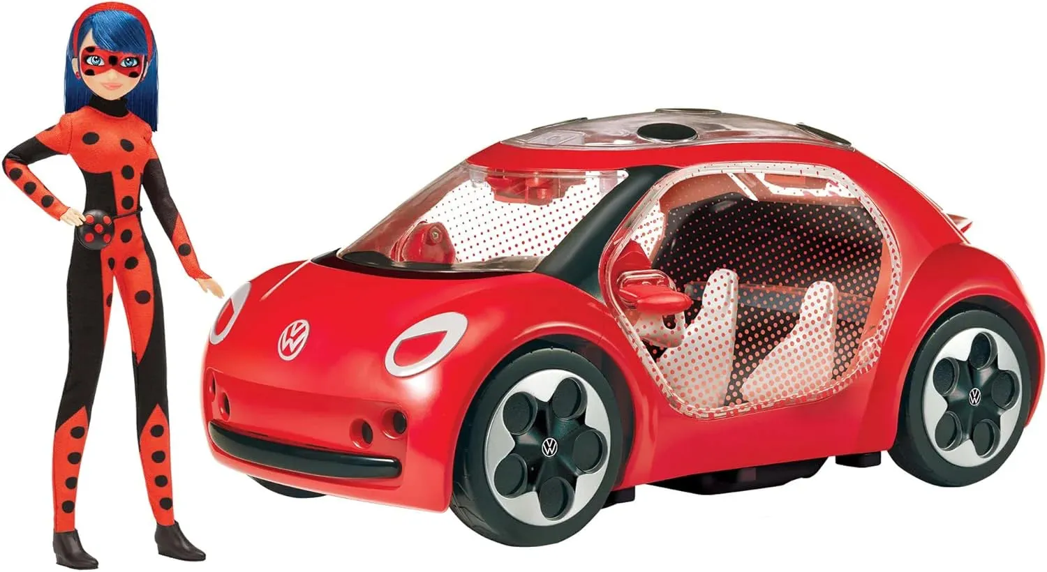 Miraculous Ladybug E-Beetle Car With Fashion Doll