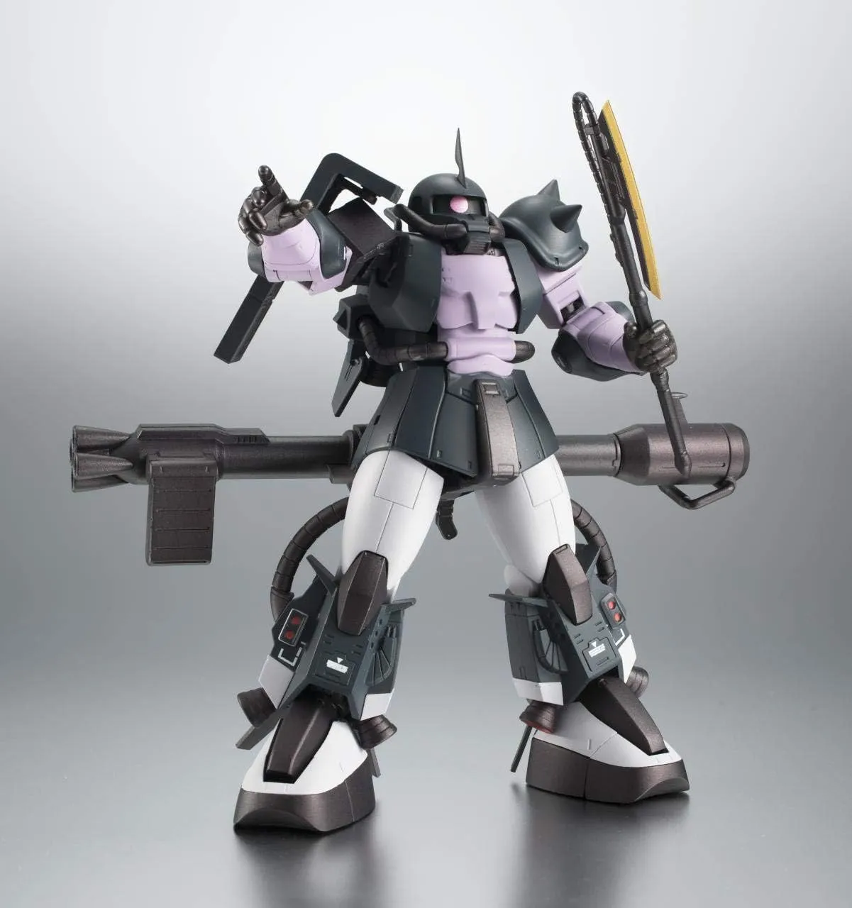 Mobile Suit Gundam MS-06R-1A ZAKU High Mobility Type - Black Tri Stars Ver. A.N.I.M.E. Action Figure for Ages 15 