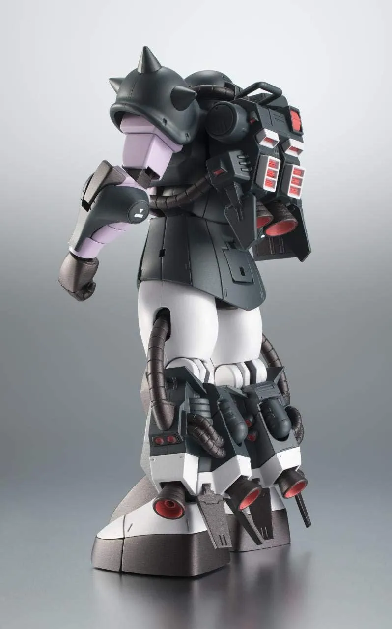 Mobile Suit Gundam MS-06R-1A ZAKU High Mobility Type - Black Tri Stars Ver. A.N.I.M.E. Action Figure for Ages 15 