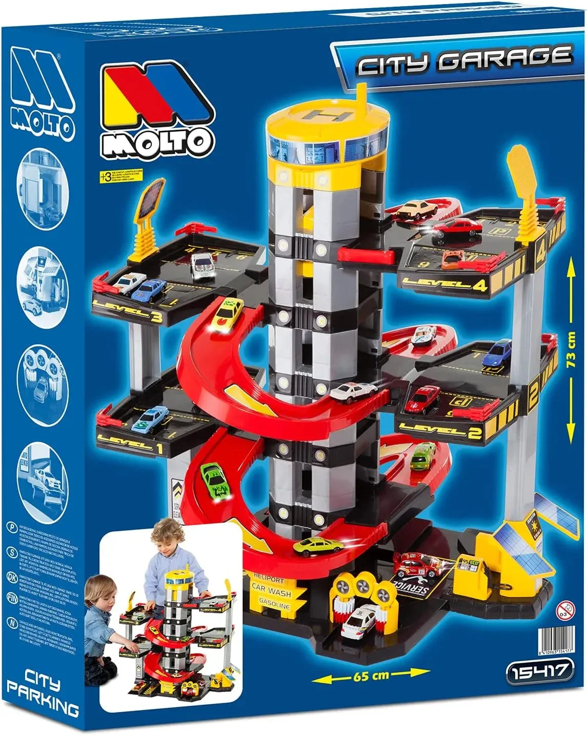 MOLTO 5-storey Parking Garage Playset