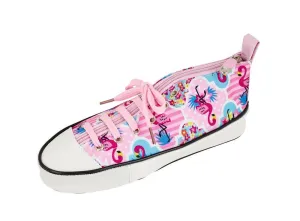 Moos Flamingo Sports Shoe Pencil Case - Pink