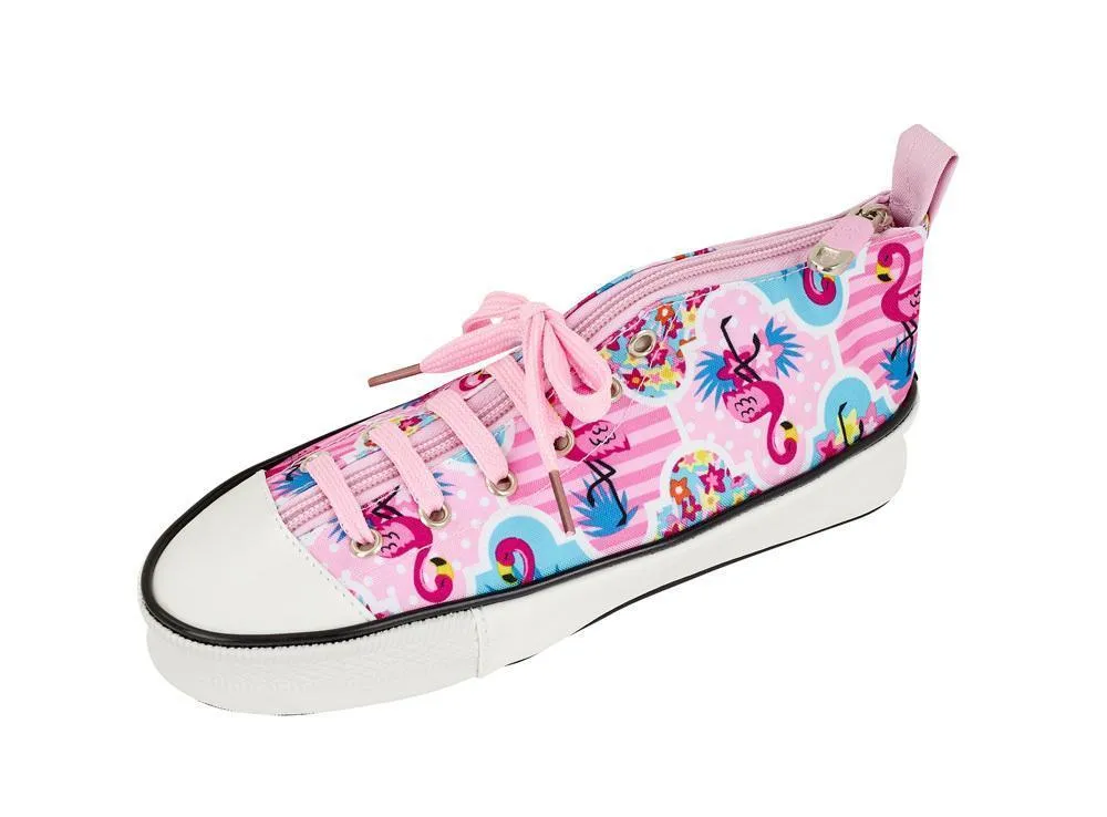 Moos Flamingo Sports Shoe Pencil Case - Pink