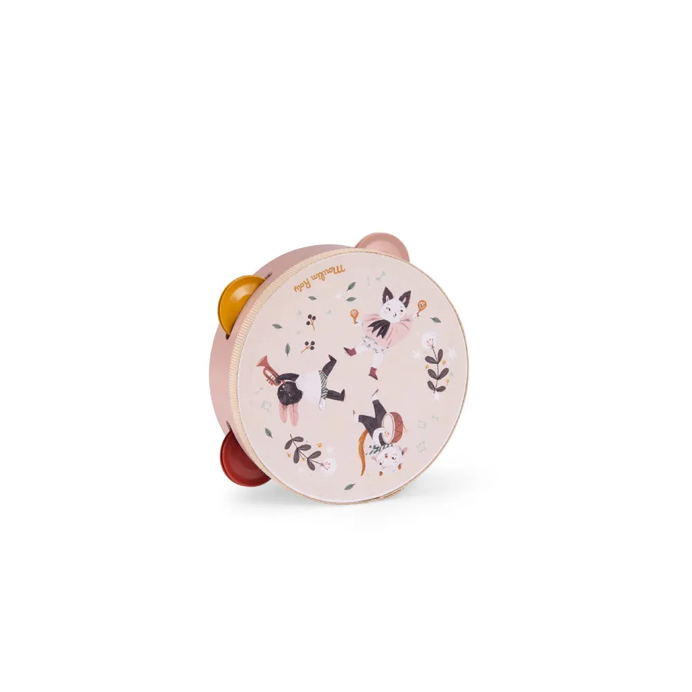 Moulin Roty Apres La Pluie Wood Tambourine