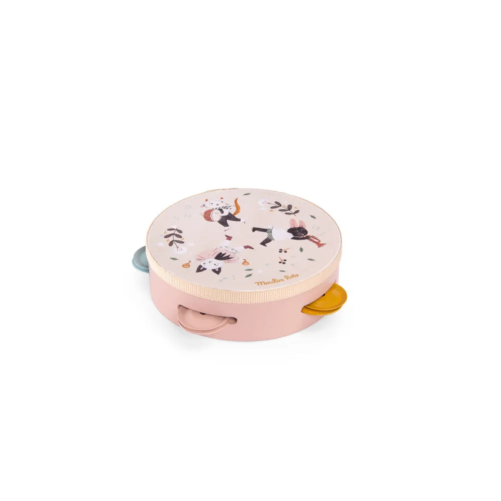 Moulin Roty Apres La Pluie Wood Tambourine
