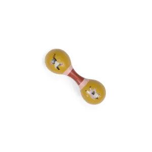 Moulin Roty Après La Pluie Ochre Colour Double-ended Maracas