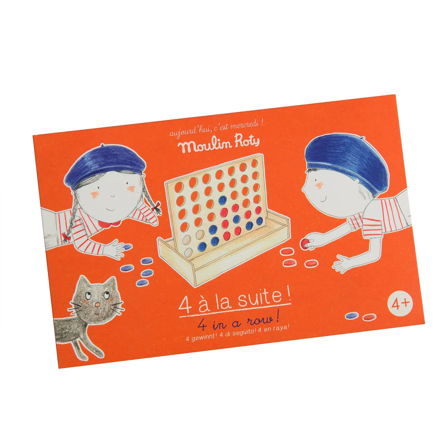 Moulin Roty Aujourd'hui C'est Mercredi Travel 4 In A Row Game