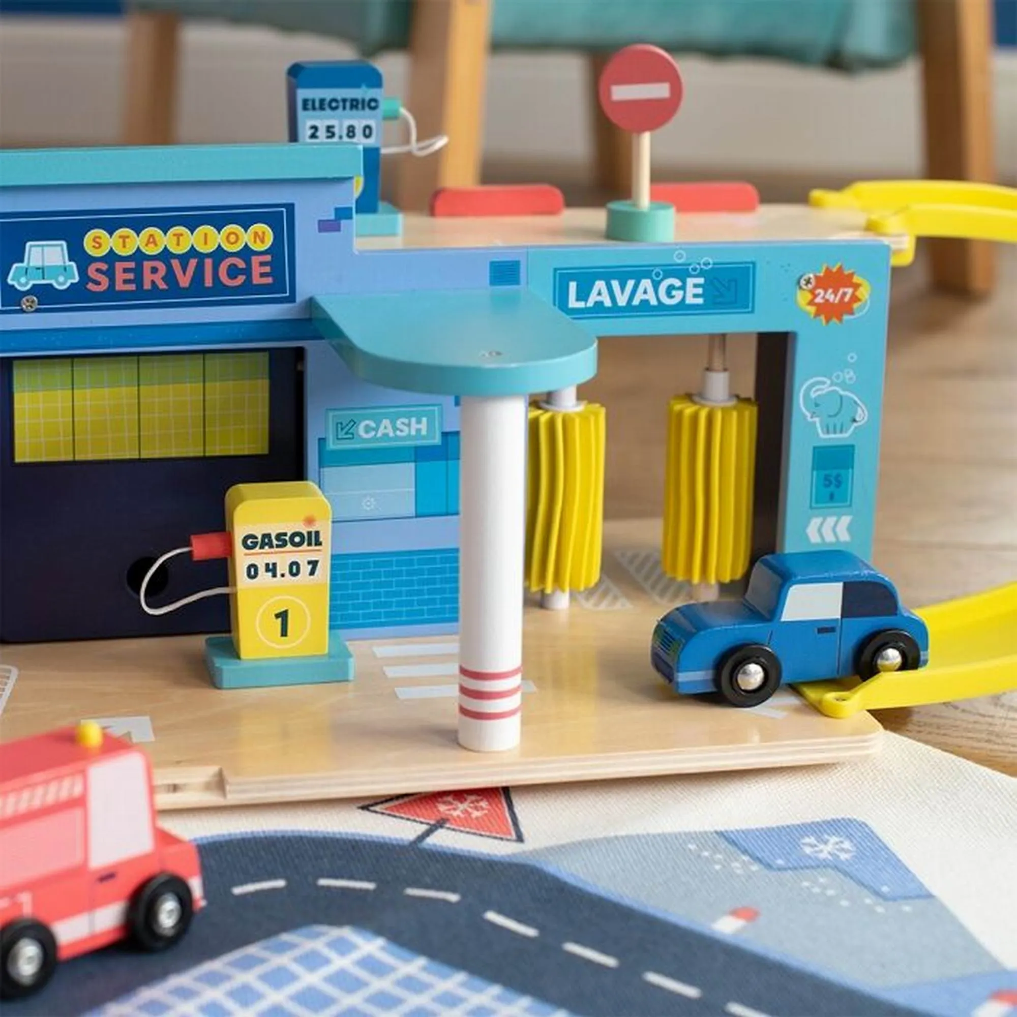 Moulin Roty Avenue Du Moulin Wooden Gas Station