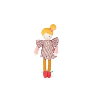 Moulin Roty Les Parisiennes Mlle Agathe 27cm Doll with French Fabrics