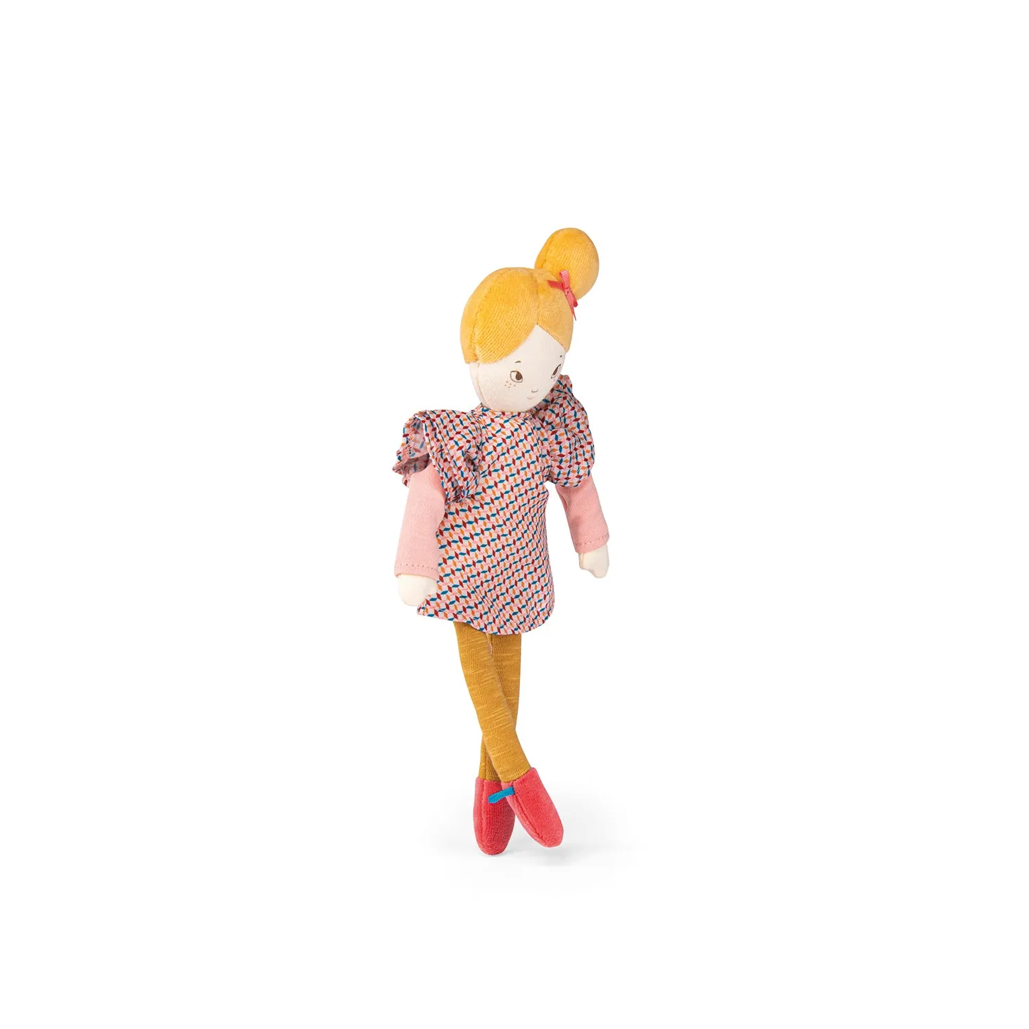 Moulin Roty Les Parisiennes Mlle Agathe 27cm Doll with French Fabrics