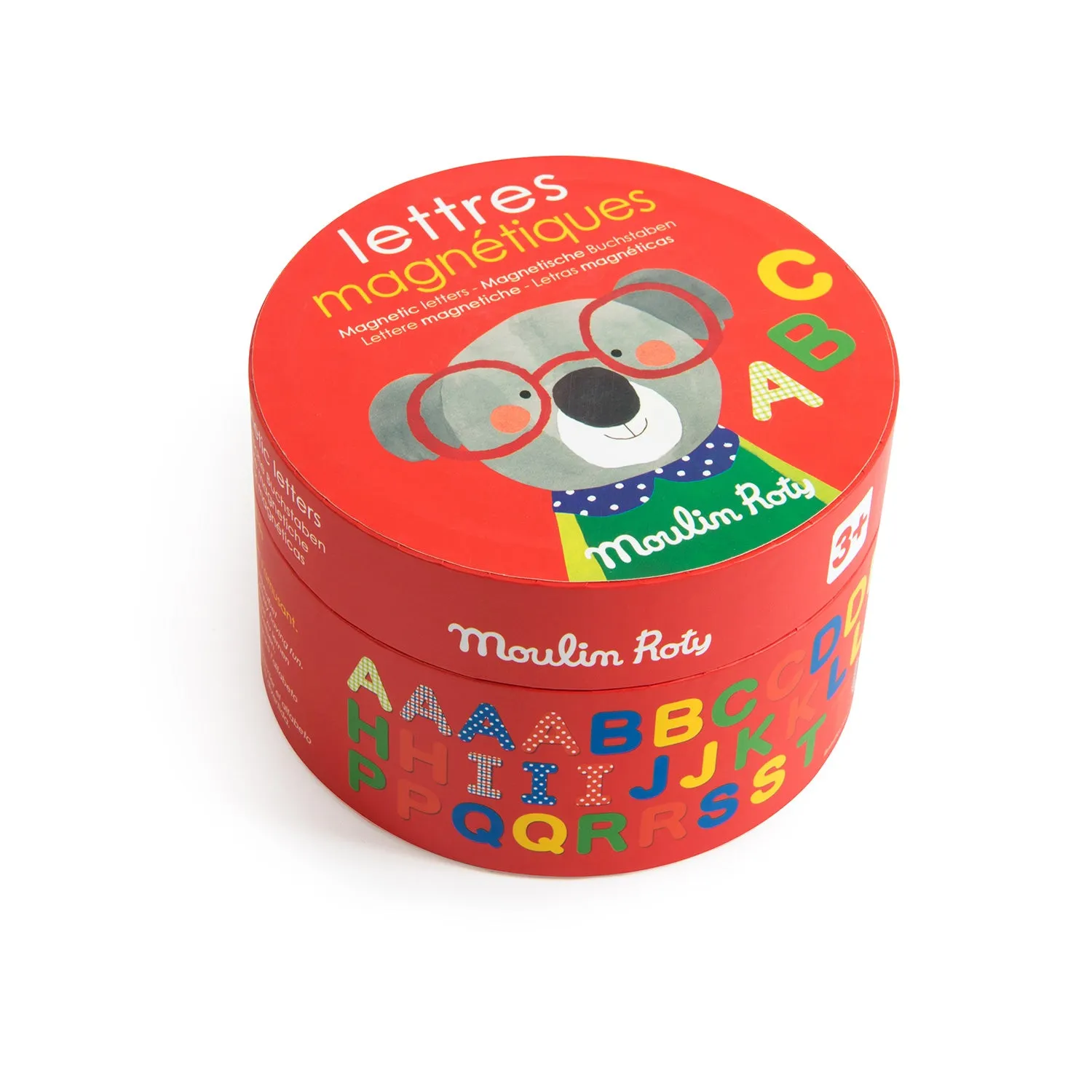 Moulin Roty Les Popipop Magnetic Baby Alphabet Letters, 54 Cards