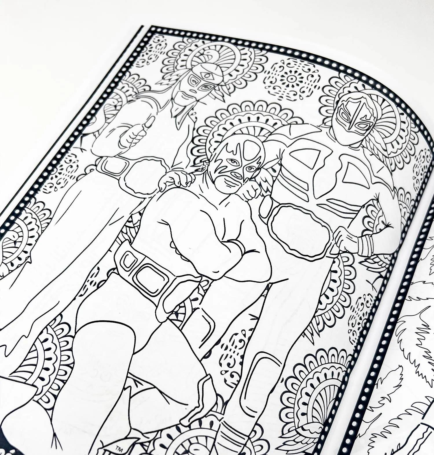 MUCHA LUCHA COLORING BOOK