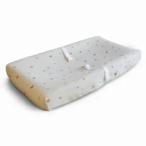 Mushie Changing Pad Cover | Rainbows