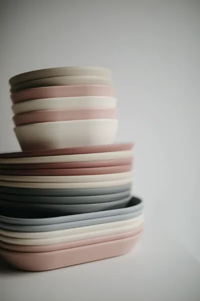 Mushie Dinner Set Blush