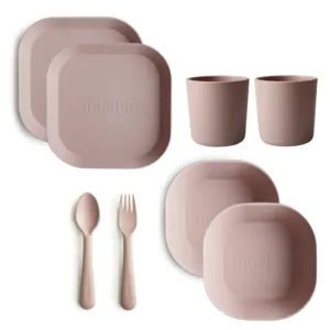 Mushie Dinner Set Blush