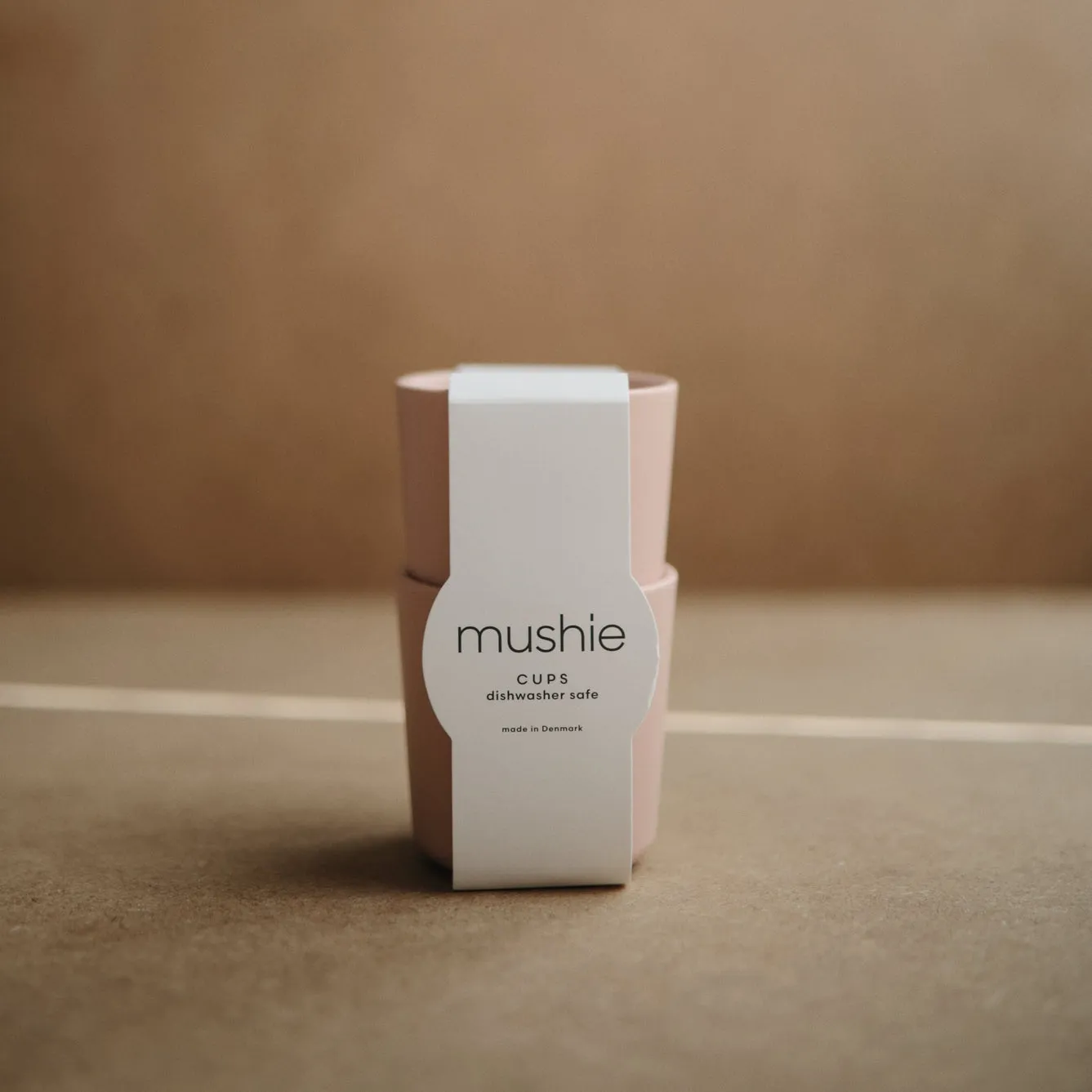 Mushie Dinnerware | Blush | Cup 2 Pack