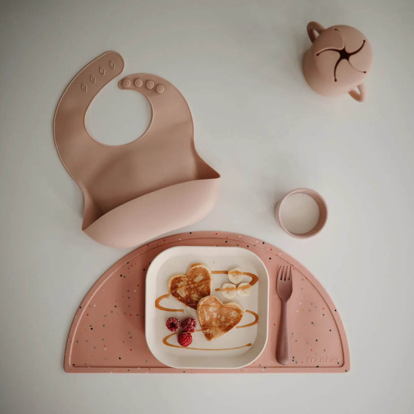 Mushie Dinnerware | Blush | Cup 2 Pack