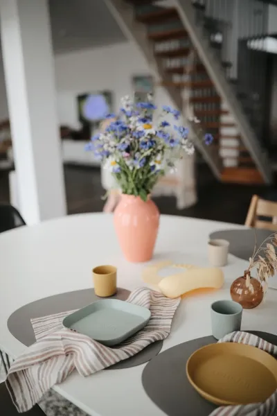 Mushie Dinnerware | Blush | Cup 2 Pack