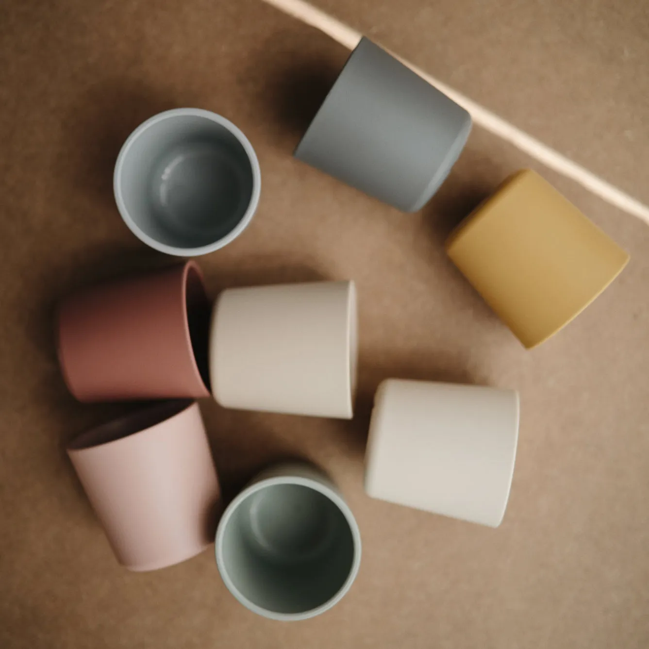 Mushie Dinnerware | Blush | Cup 2 Pack