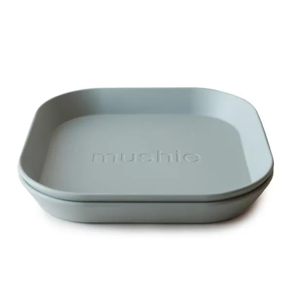 Mushie Dinnerware | Sage | Plate 2 Pack