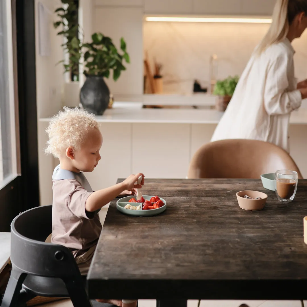 Mushie Silicone Baby Bib | Cambridge