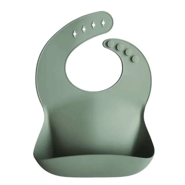 Mushie Silicone Baby Bib | Cambridge