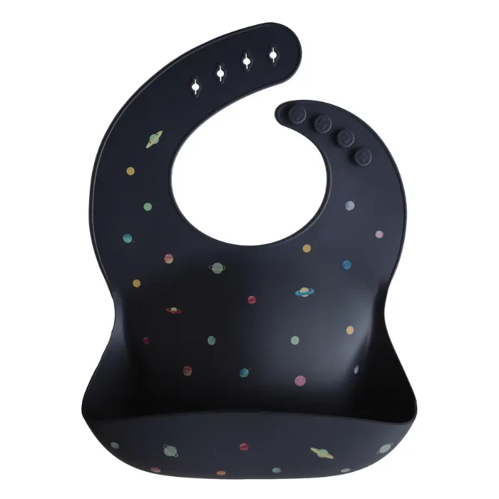 Mushie Silicone Baby Bib | Planets