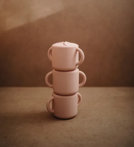 Mushie Snack Cup | Blush