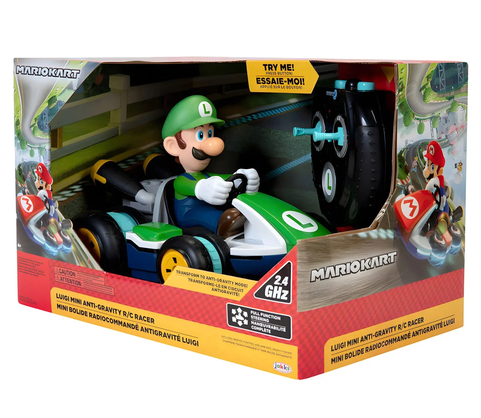 Nintendo Mario Kart Luigi Mini RC Racer Radio Control Car