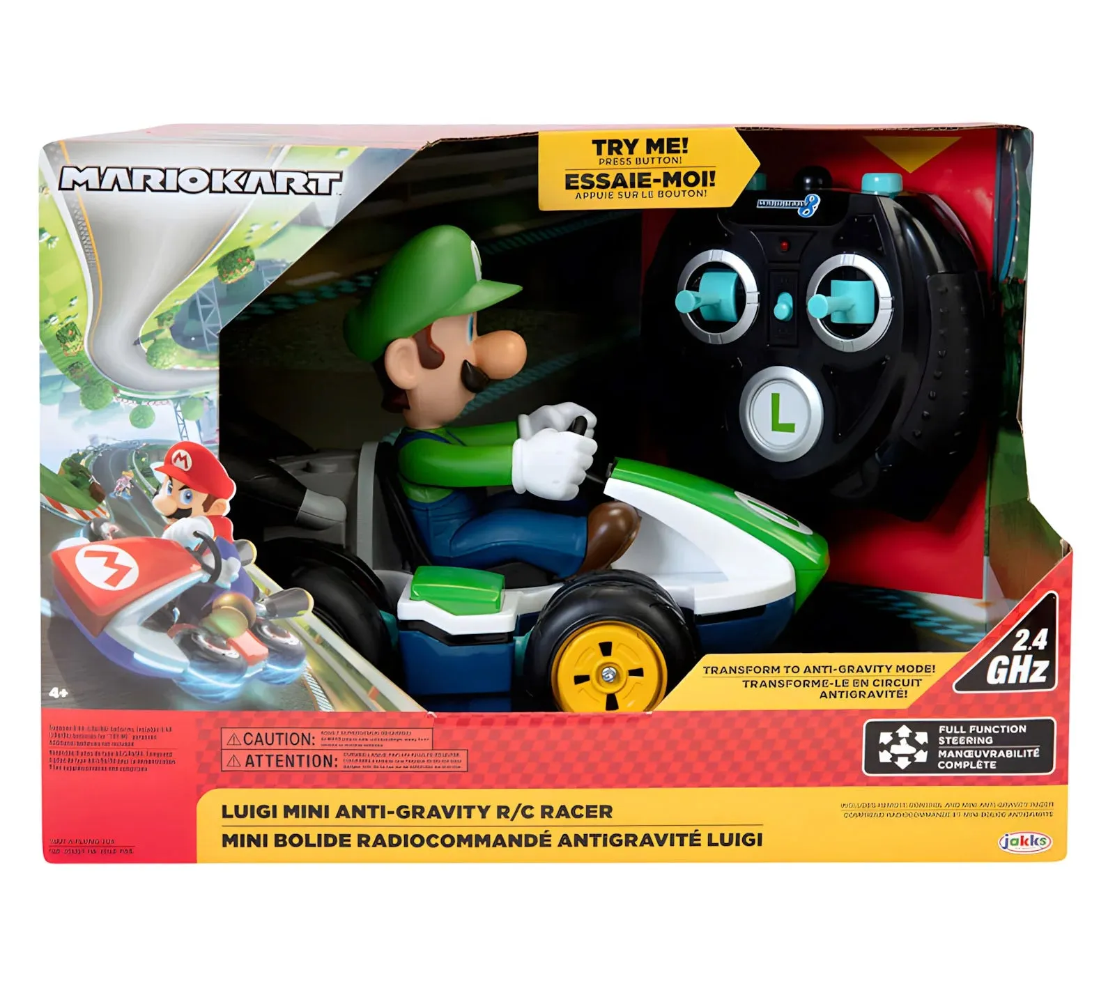 Nintendo Mario Kart Luigi Mini RC Racer Radio Control Car