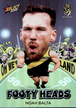 Noah Balta, FH79, Footy Heads, 2025 Select AFL Footy Stars