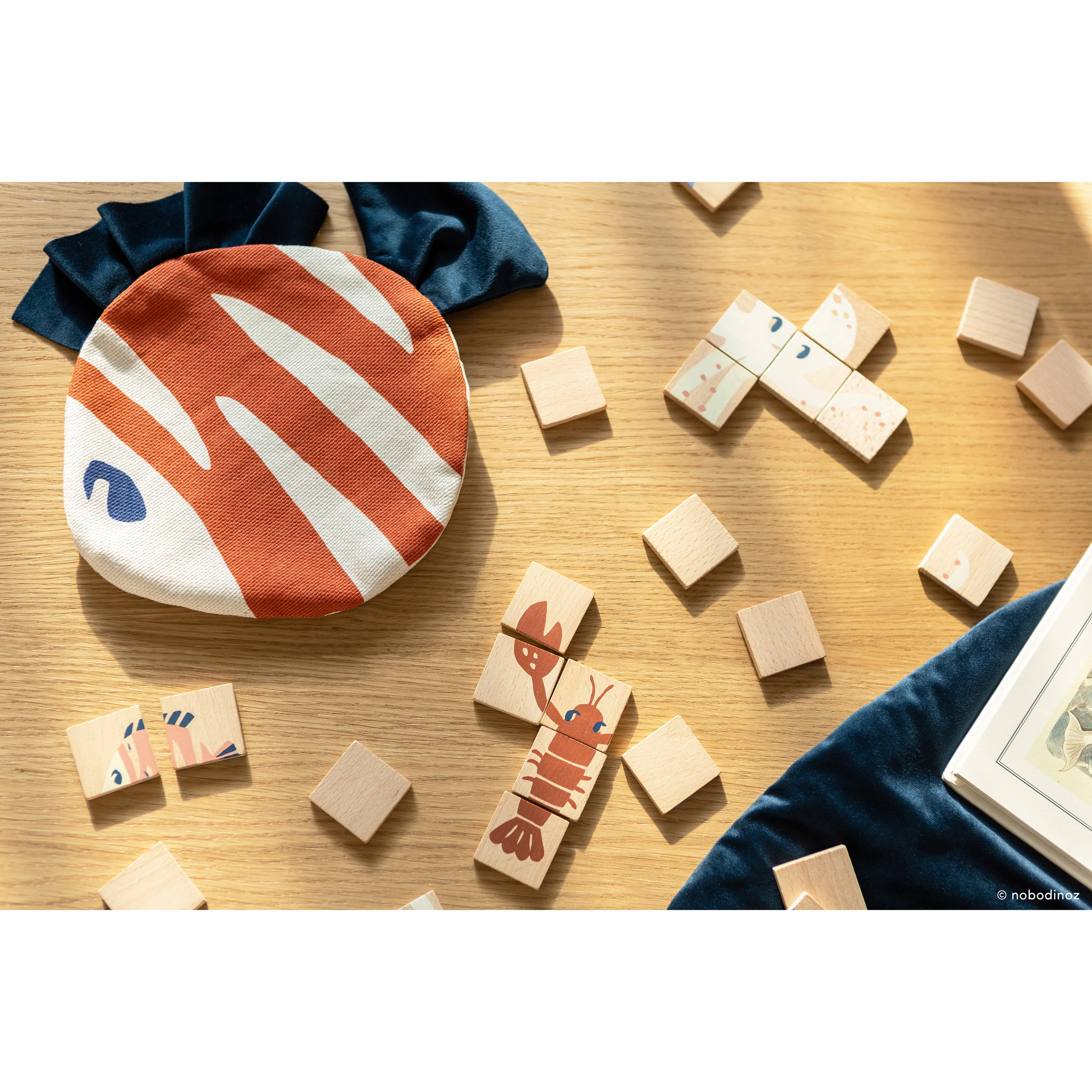 nobodinoz Sea Animals Wooden Puzzles