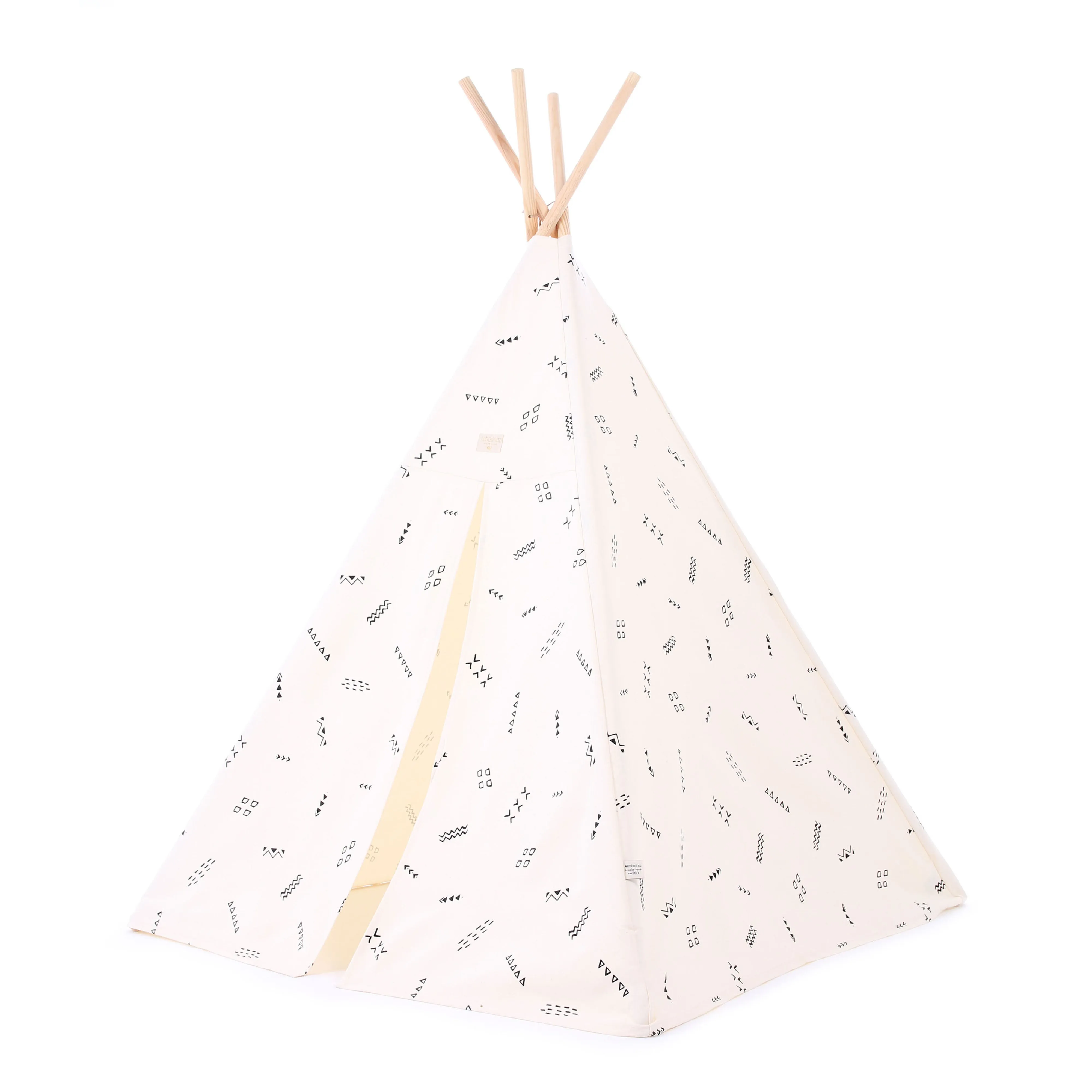 nobodinoz Teepee Black Secrets/Natural