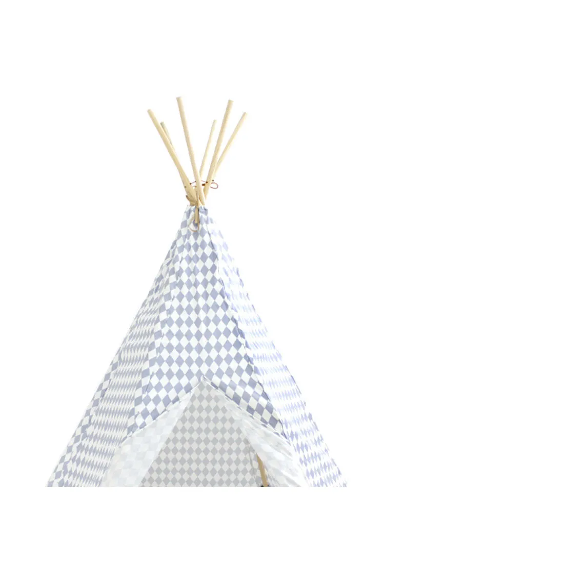 nobodinoz Teepee Blue Diamonds