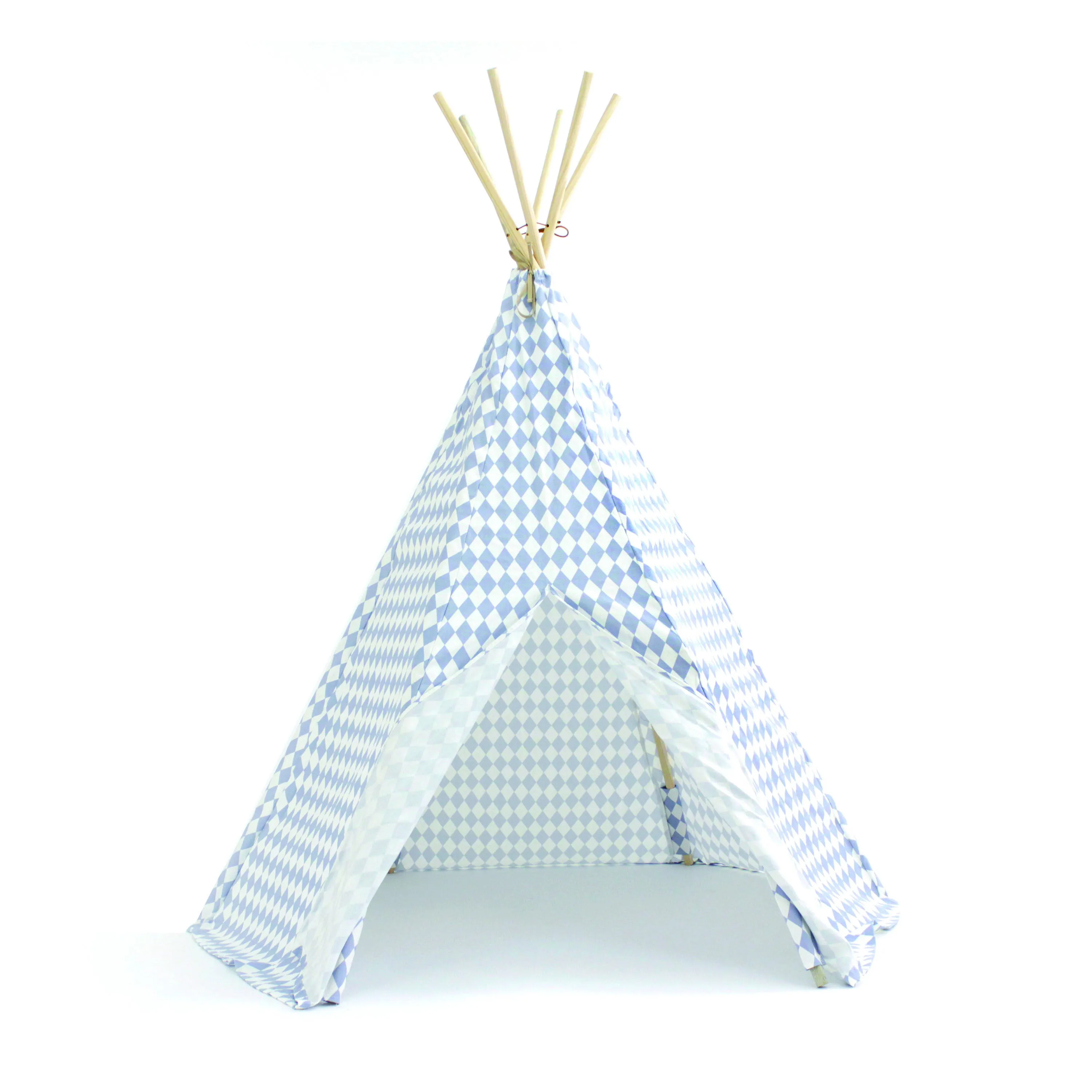 nobodinoz Teepee Blue Diamonds