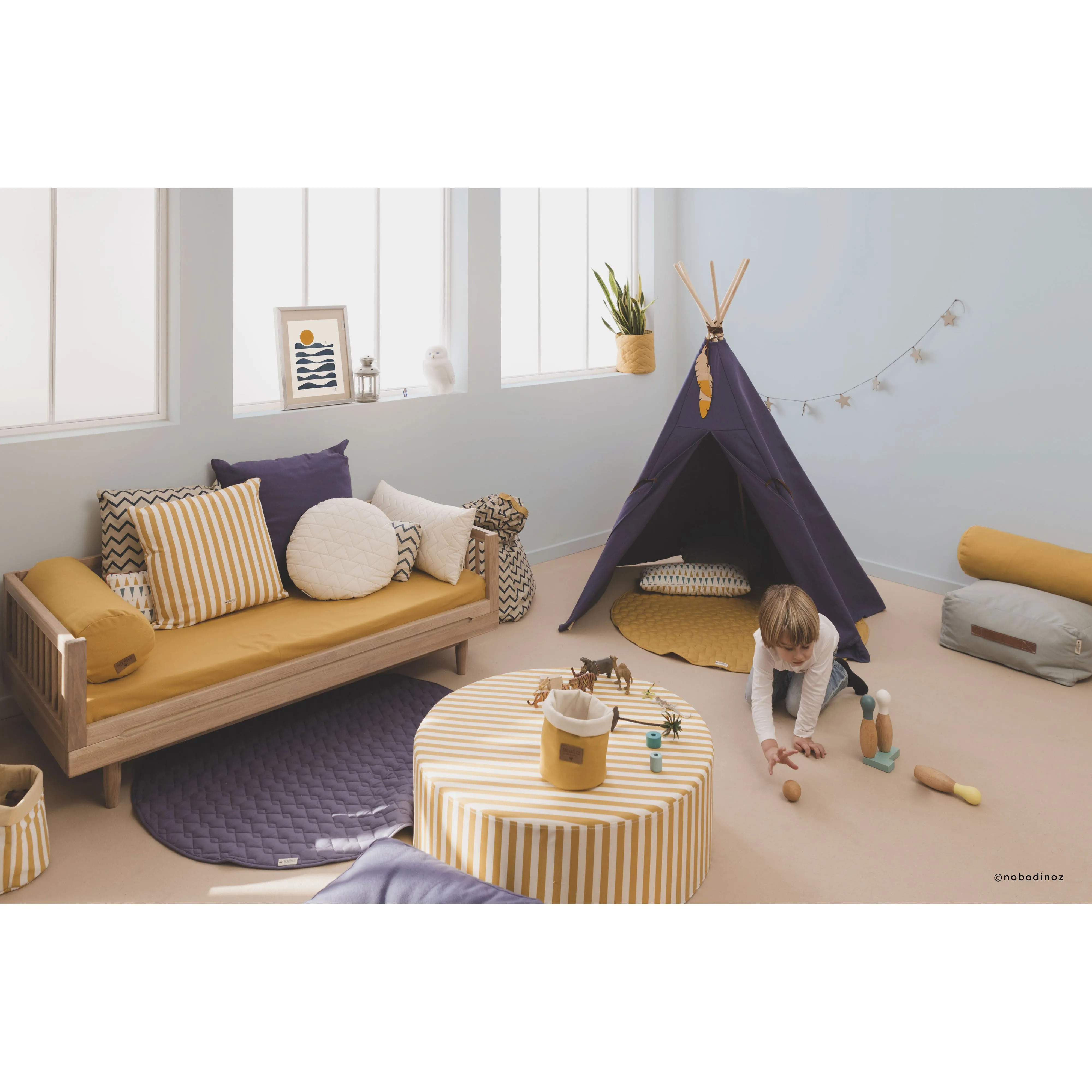 nobodinoz Teepee Nevada Aegean Blue