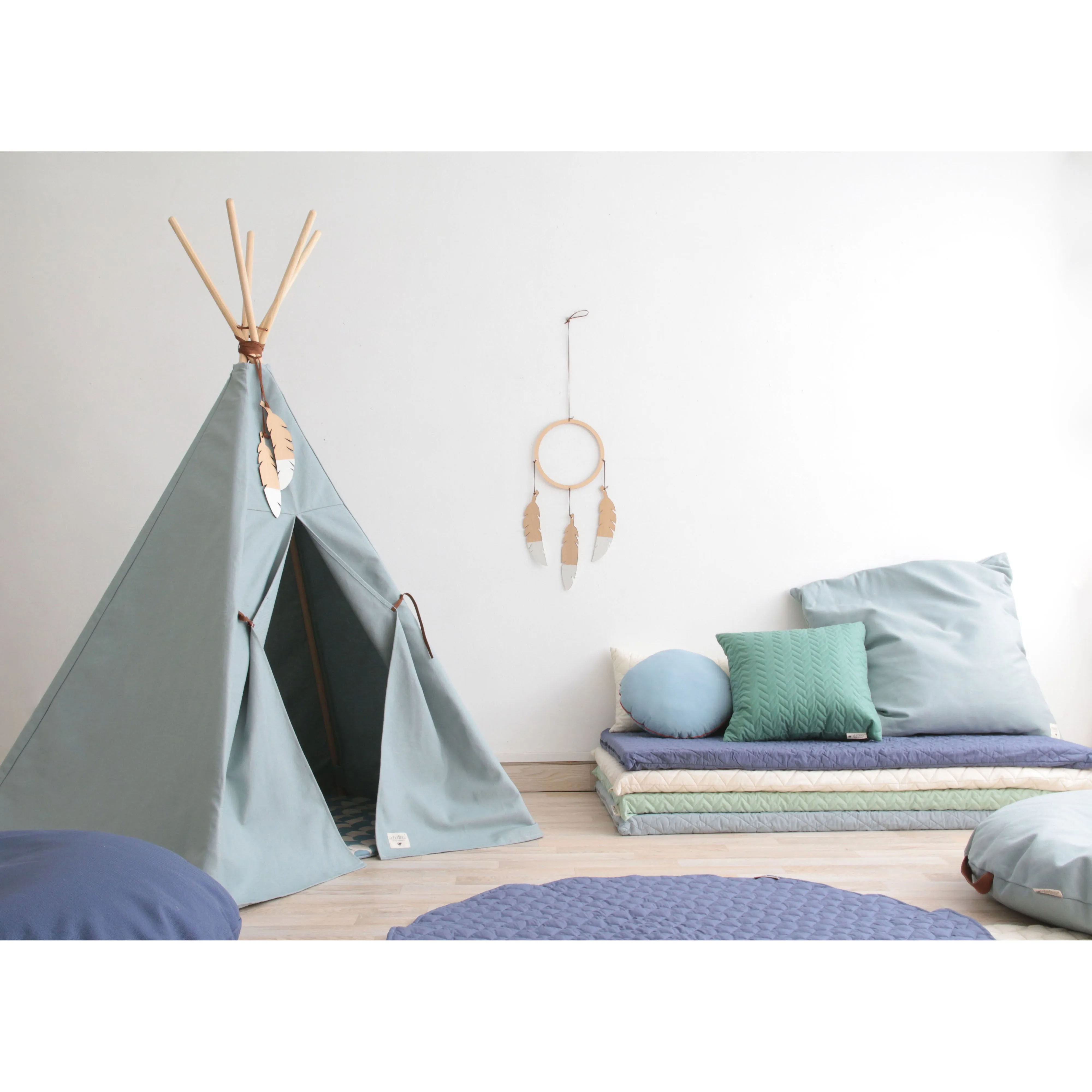 nobodinoz Teepee Nevada Riviera Blue