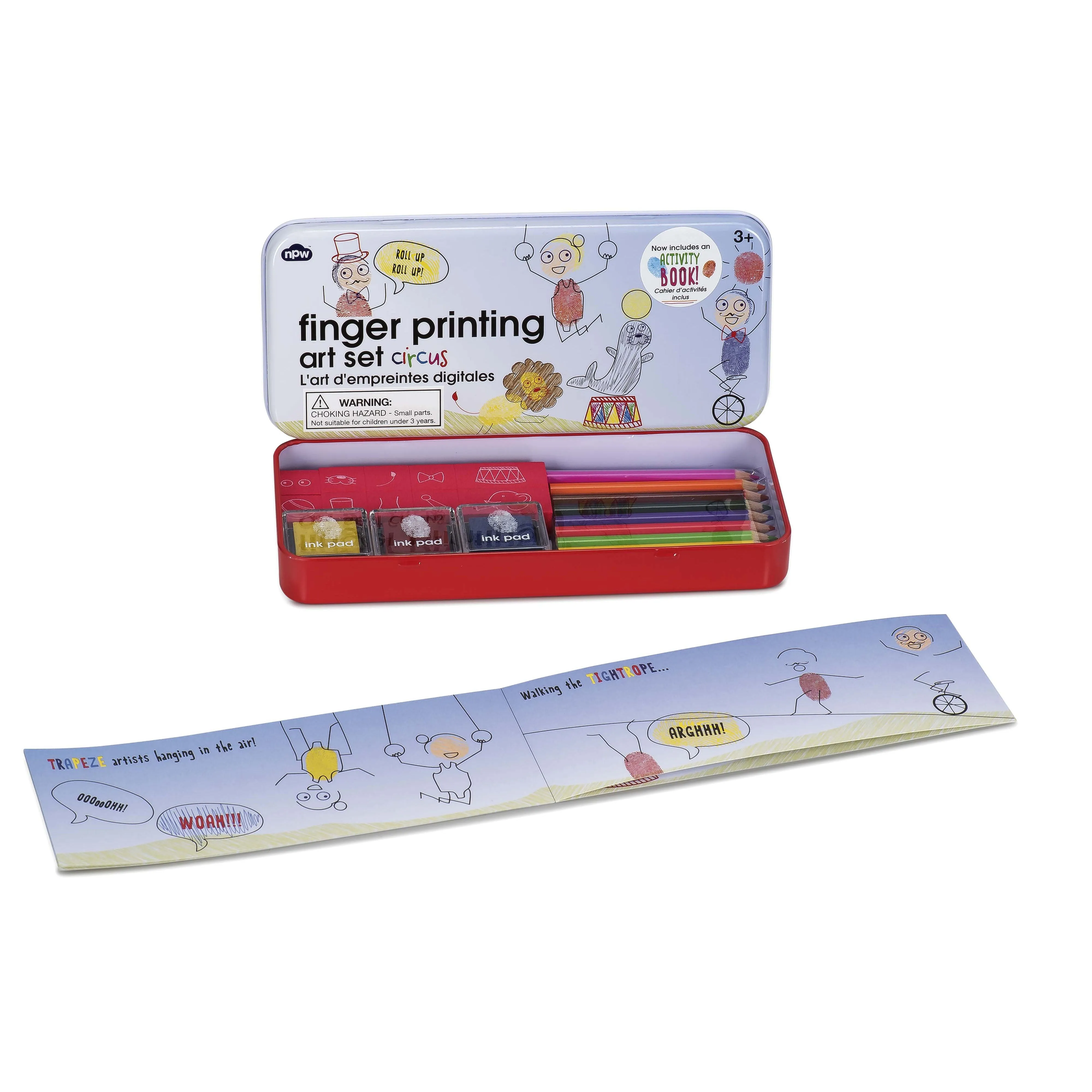 NPW Fingerprinting Tin with Booklet - Circus