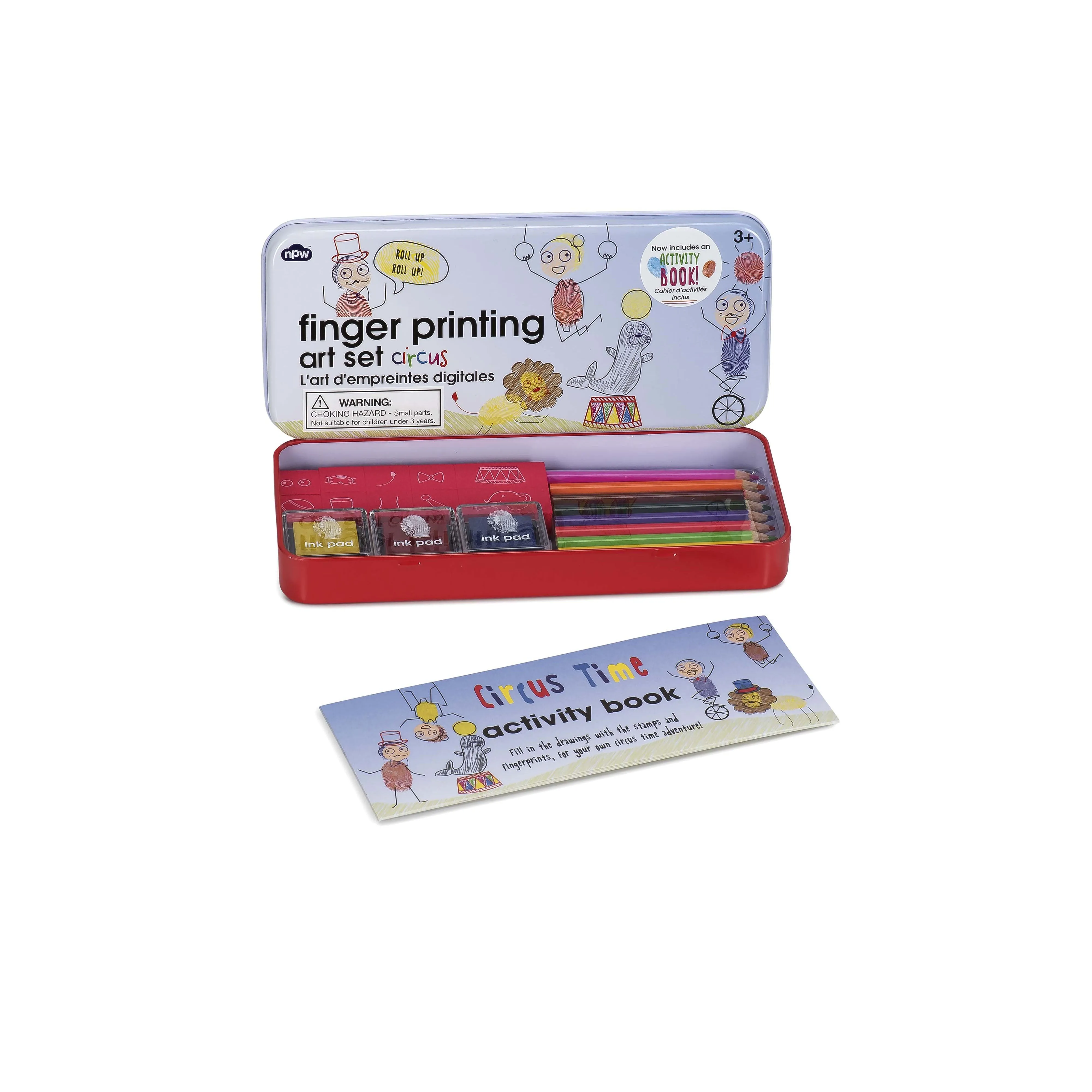 NPW Fingerprinting Tin with Booklet - Circus