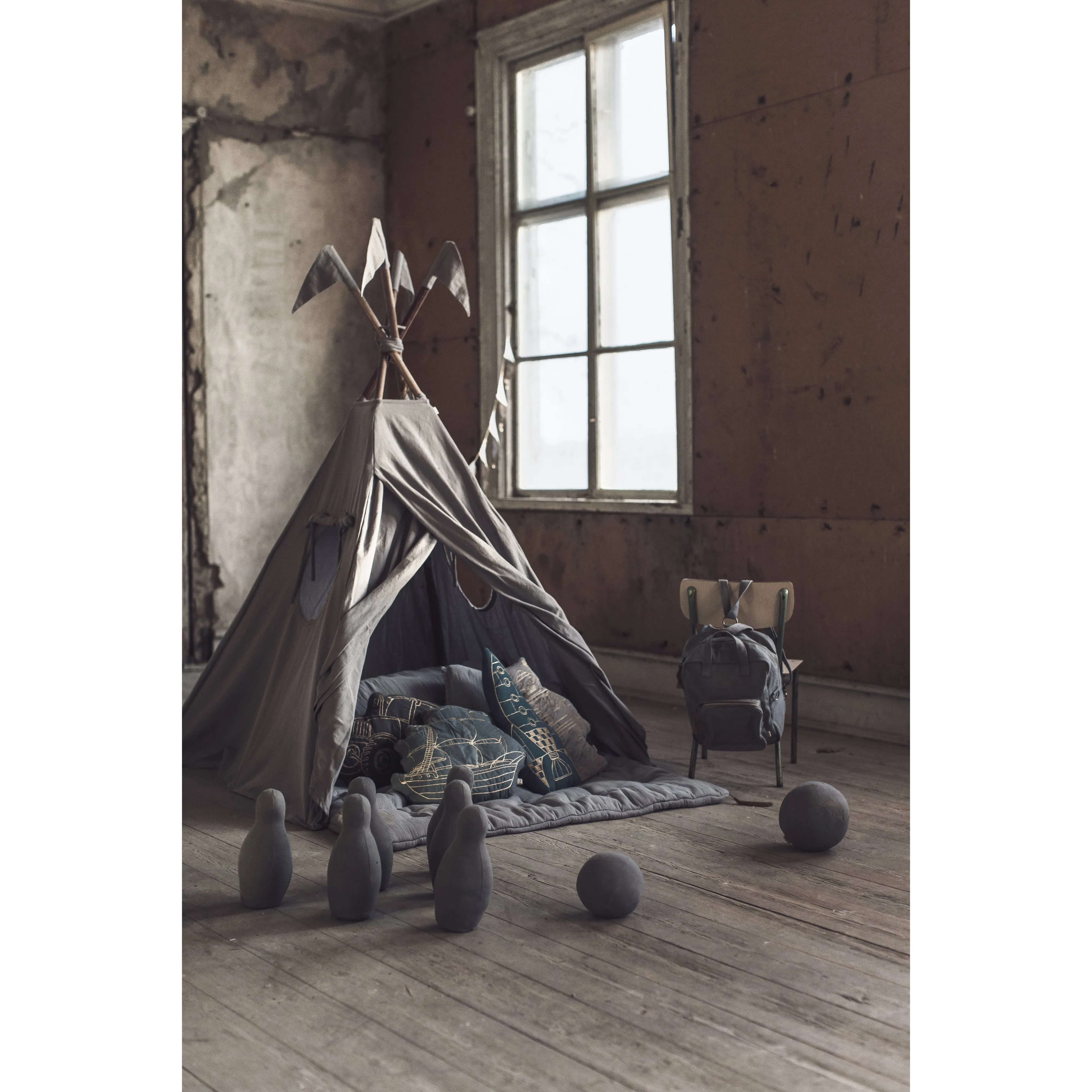 Numero 74 Tipi Tent Stone Grey