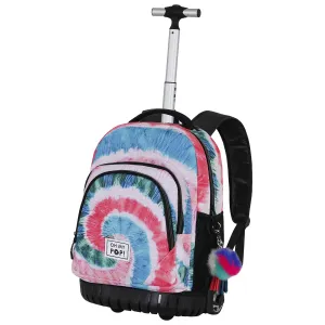 OH MY POP! Black Fan GTS Trolley Backpack - Voyage