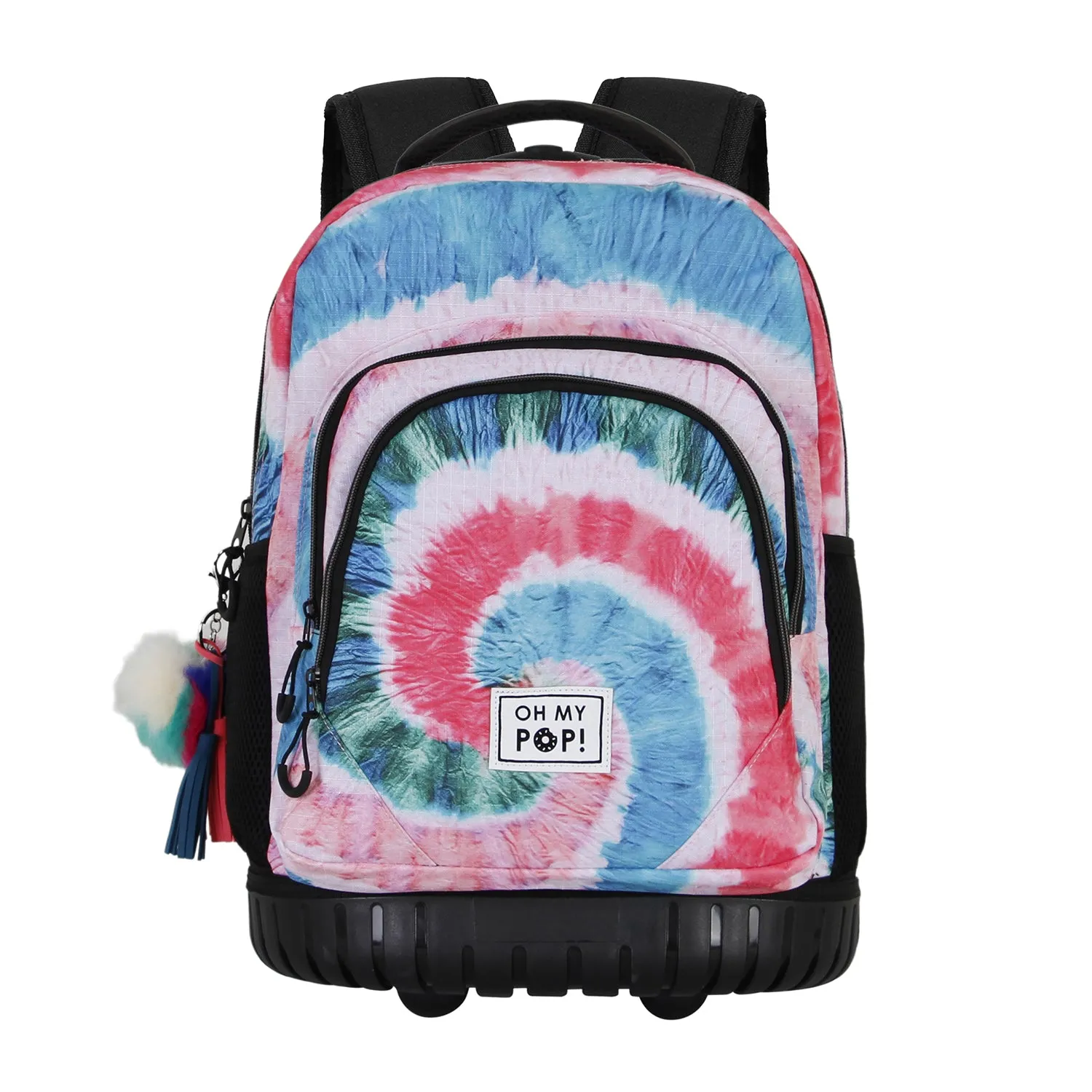 OH MY POP! Black Fan GTS Trolley Backpack - Voyage