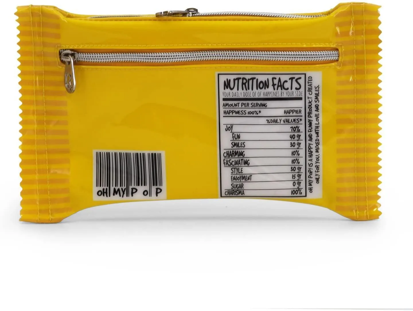 Oh My Pop Chocolate Candy Toiletry Bag 30cm - Yellow