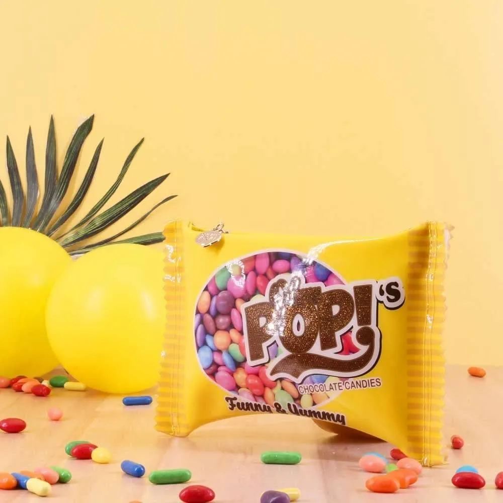 Oh My Pop Chocolate Candy Toiletry Bag 30cm - Yellow