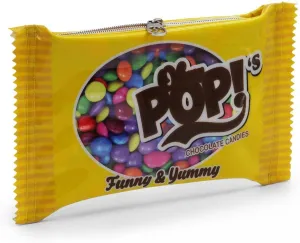 Oh My Pop Chocolate Candy Toiletry Bag 30cm - Yellow