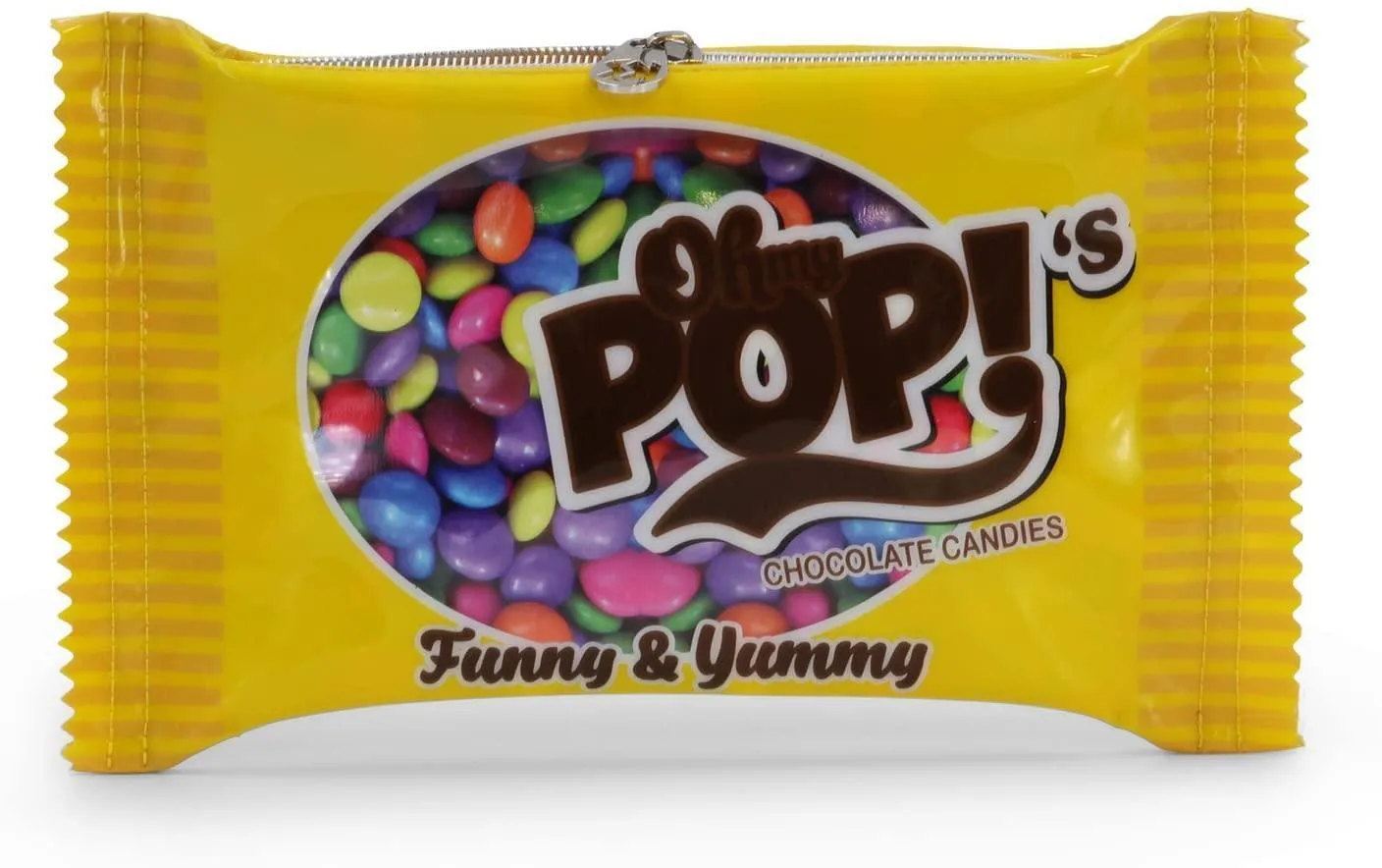 Oh My Pop Chocolate Candy Toiletry Bag 30cm - Yellow